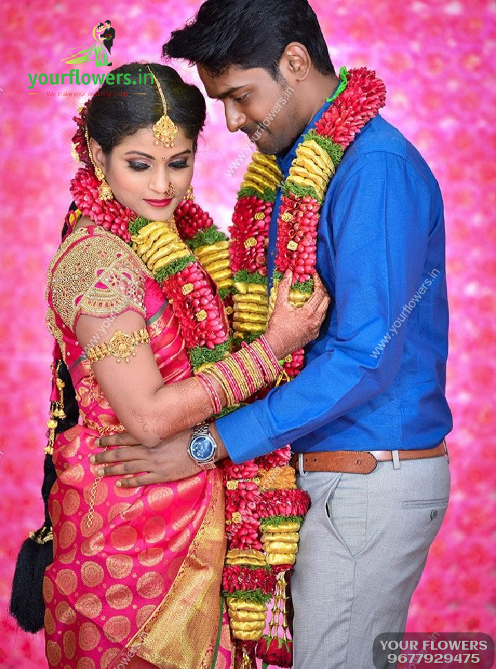 Jodhiga Malai - Rose Petals Wedding Garlands for p