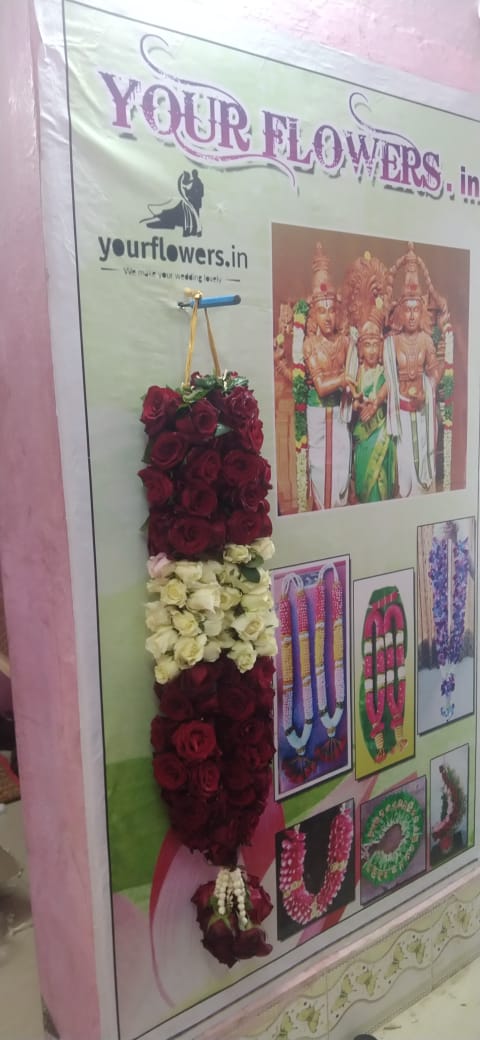 Rose Garland for engagement in Madurai Sivagangai Theni Dindigul