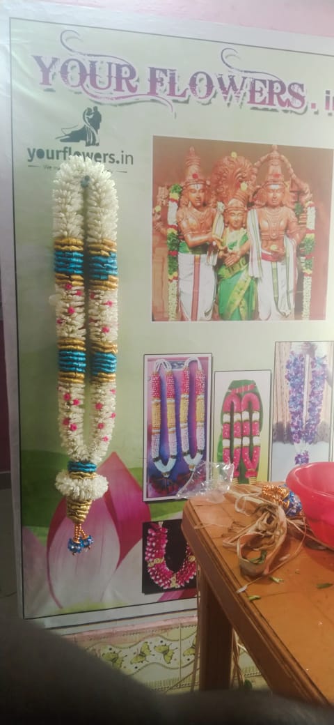 Sambangi malai engagement garland designs in Ranipet Thiruvallur Kancheepuram Chengalpattu Chennai
