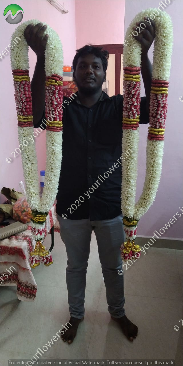 Rose mala for wedding in Tiruppur Erode Nilgiris Coimbatore